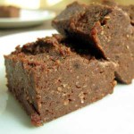 Raw Almond Pulp Chocolate Fudge Brownie (square)