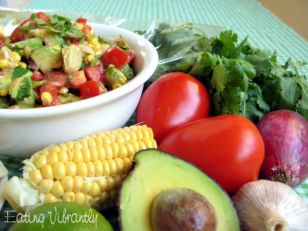 Mexican Salad with Ingredients