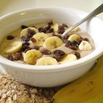 Raw banana and oat porridge (square)