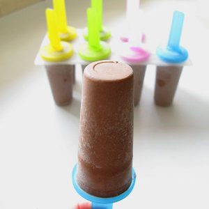 Vegan chocolate ice pops recipe