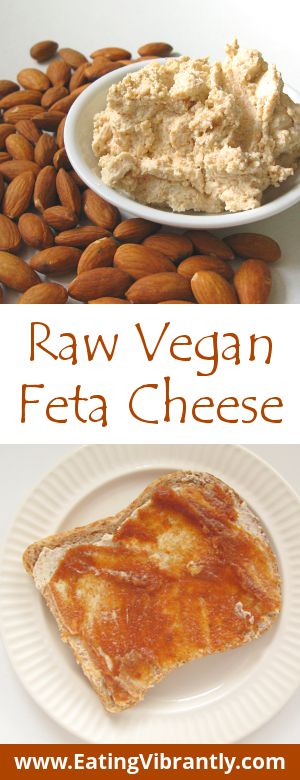 Instant Raw Vegan Feta Cheese recipe - A tangy, salty substitute for feta cheese @ EatingVibrantly.com