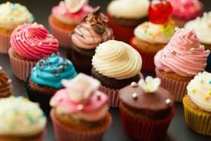 Stop your sugar cravings - Selection of cupcakes