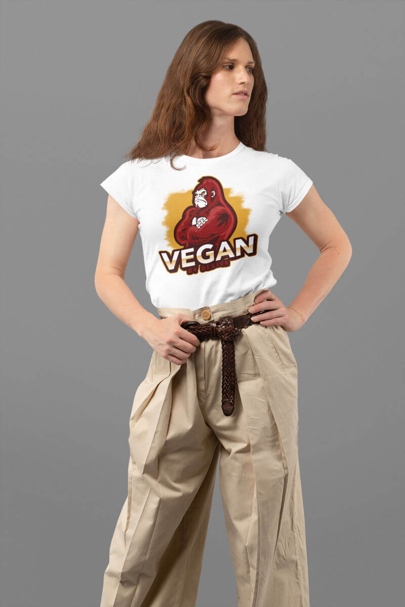 Vegan By Design with Gorilla T-Shirt