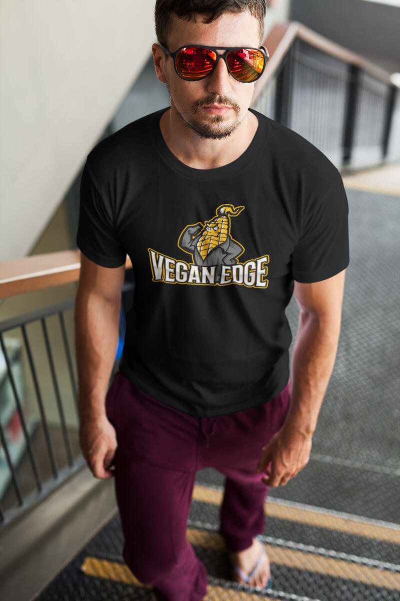 Vegan Edge with Strong Corn T-Shirt